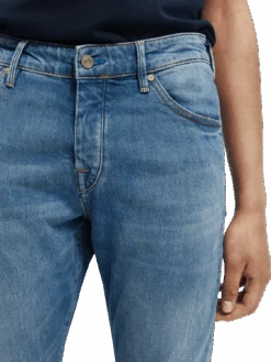 Scotch & Soda The Singel Slim Tapered-Fit Jeans 23 Scotch & Soda The Singel Slim Tapered-Fit Jeans -Scotch & Soda 166355 Salty 20Water NHD DTL4