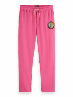 Scotch & Soda Tapered-Fit Organic Cotton Sweatpant -Scotch & Soda 166495 Flame FNT