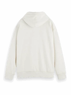 Scotch & Soda Graphic Regular-Fit Hoodie 16 Scotch & Soda Graphic Regular-Fit Hoodie -Scotch & Soda 166516 Grey 20Melange BCK