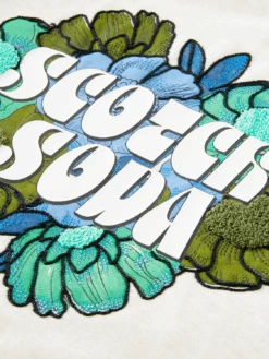 Scotch & Soda Graphic Regular-Fit Hoodie 17 Scotch & Soda Graphic Regular-Fit Hoodie -Scotch & Soda 166516 Grey 20Melange DTL6