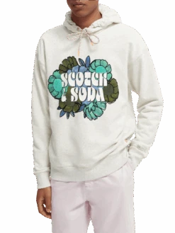 Scotch & Soda Graphic Regular-Fit Hoodie