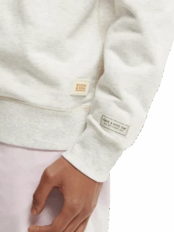 Scotch & Soda Graphic Regular-Fit Hoodie 14 Scotch & Soda Graphic Regular-Fit Hoodie -Scotch & Soda 166516 Grey 20Melange NHD DTL1