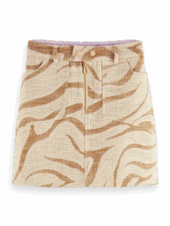 Scotch & Soda Structured Mini-Skirt -Scotch & Soda 166549 Combo 20A FNT