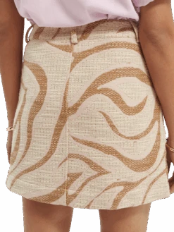 Scotch & Soda Structured Mini-Skirt -Scotch & Soda 166549 Combo 20A NHD DTL2