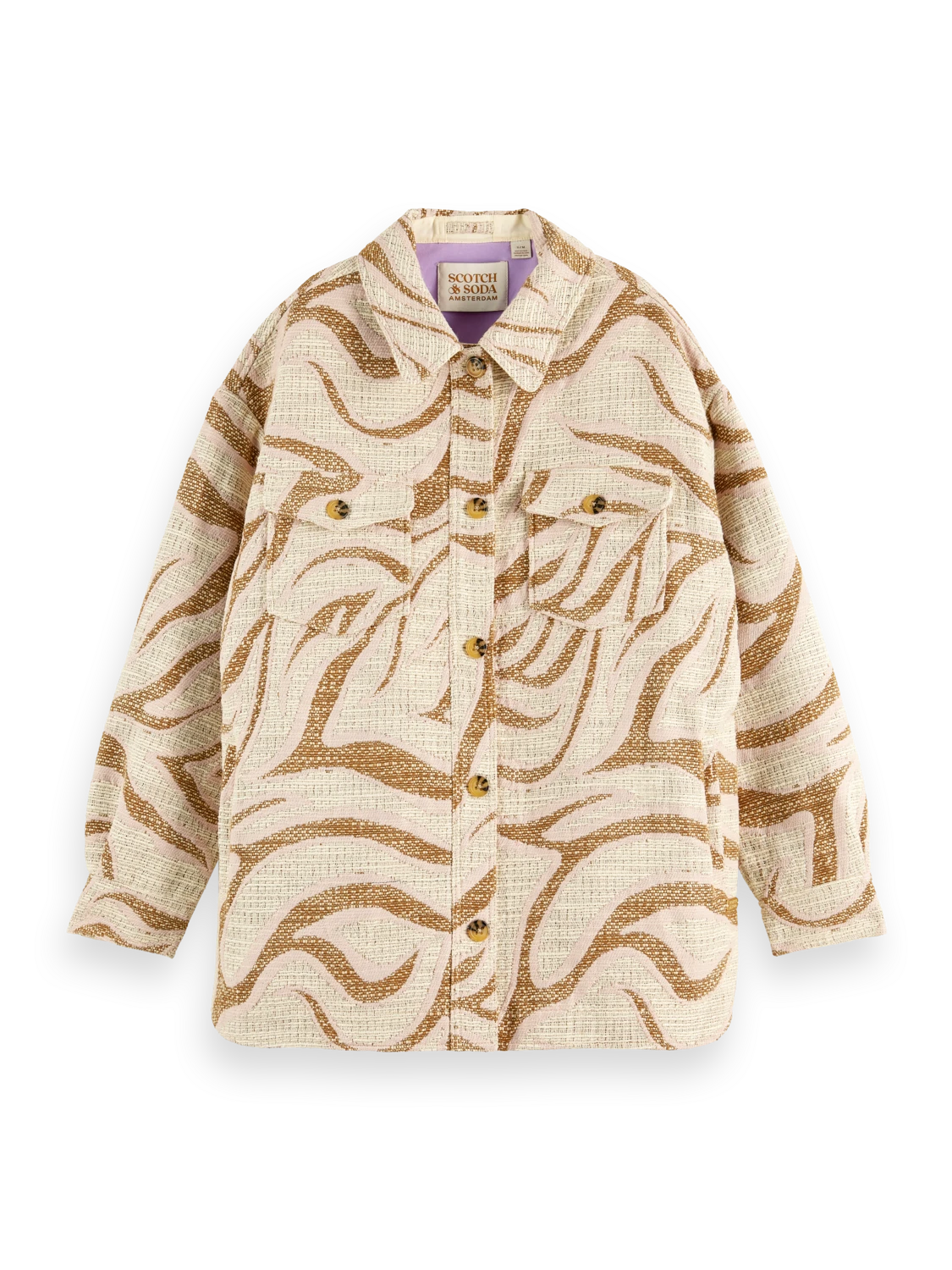 Scotch & Soda Oversized Structured Shirt Jacket 7 Scotch & Soda Oversized Structured Shirt Jacket - Image 5