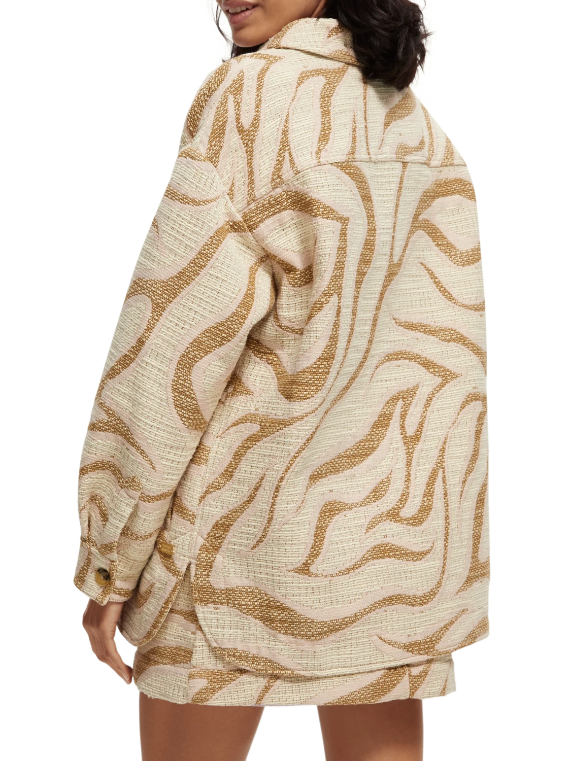 Scotch & Soda Oversized Structured Shirt Jacket 5 Scotch & Soda Oversized Structured Shirt Jacket - Image 3