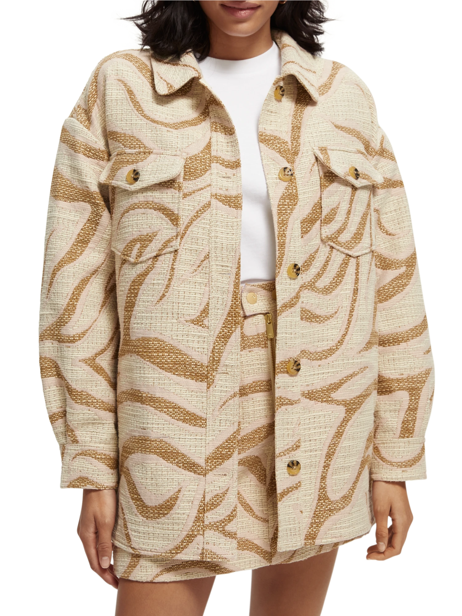 Scotch & Soda Oversized Structured Shirt Jacket 3 Scotch & Soda Oversized Structured Shirt Jacket