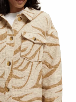 Scotch & Soda Oversized Structured Shirt Jacket 15 Scotch & Soda Oversized Structured Shirt Jacket -Scotch & Soda 166551 Combo 20A NHD DTL1