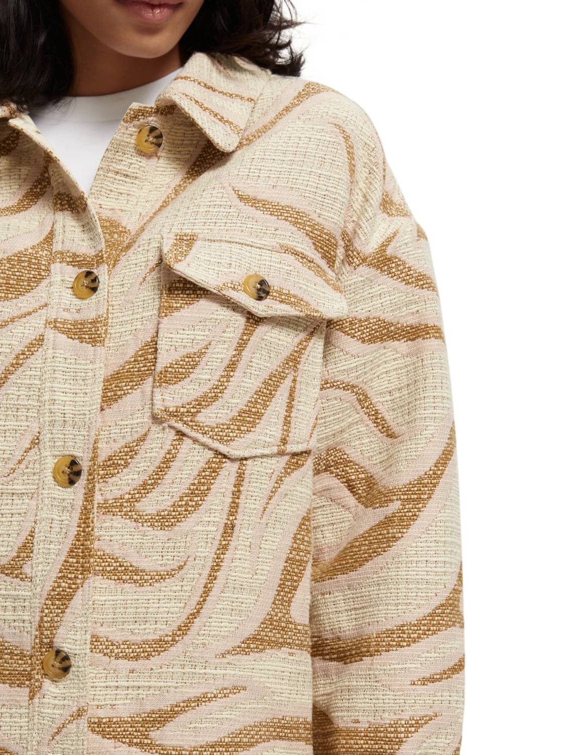 Scotch & Soda Oversized Structured Shirt Jacket 6 Scotch & Soda Oversized Structured Shirt Jacket - Image 4