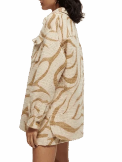 Scotch & Soda Oversized Structured Shirt Jacket 20 Scotch & Soda Oversized Structured Shirt Jacket -Scotch & Soda 166551 Combo 20A NHD SDE