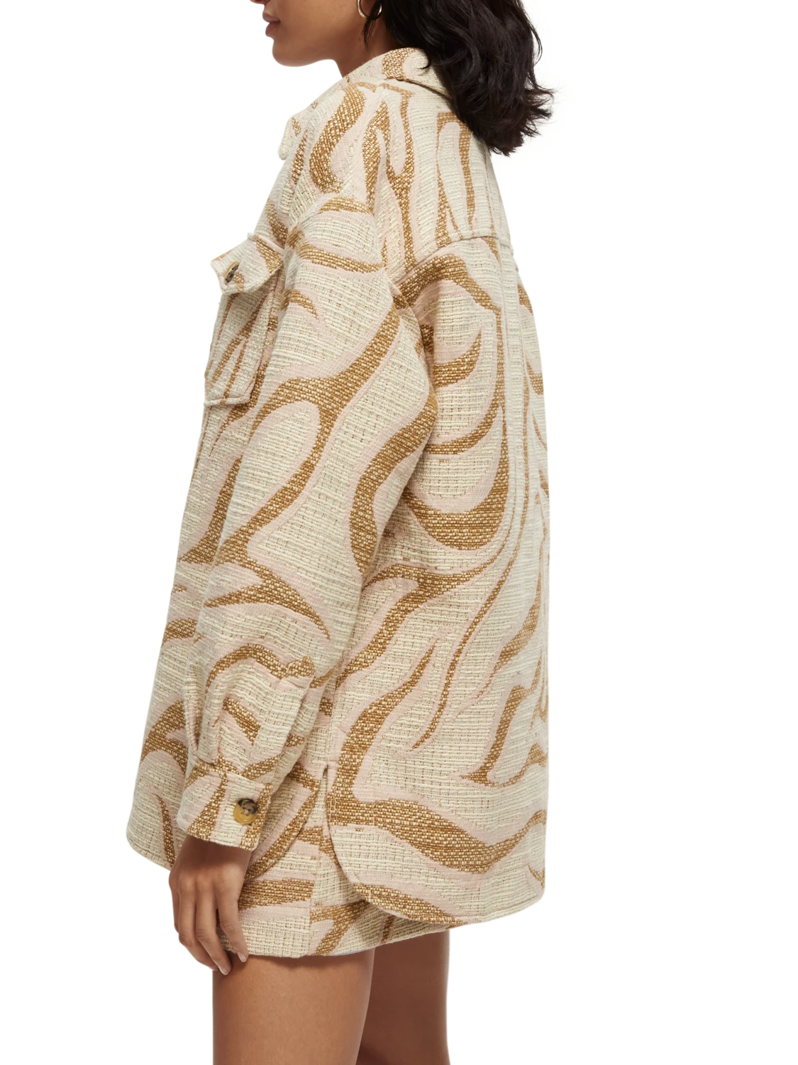 Scotch & Soda Oversized Structured Shirt Jacket 11 Scotch & Soda Oversized Structured Shirt Jacket - Image 9