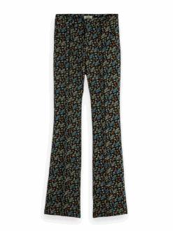 Scotch & Soda Printed Tailored Flared Trousers 15 Scotch & Soda Printed Tailored Flared Trousers -Scotch & Soda 166564 Combo 20D FNT