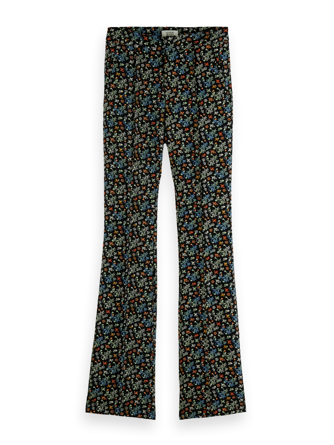 Scotch & Soda Printed Tailored Flared Trousers 7 Scotch & Soda Printed Tailored Flared Trousers - Image 5