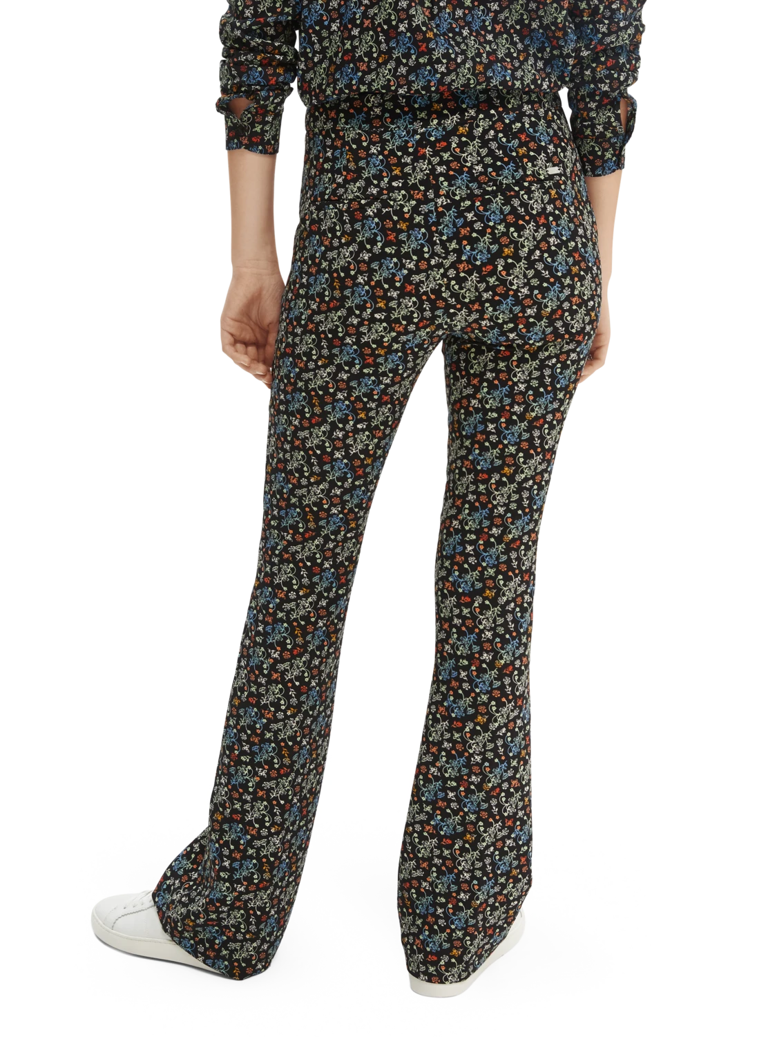 Scotch & Soda Printed Tailored Flared Trousers 5 Scotch & Soda Printed Tailored Flared Trousers - Image 3