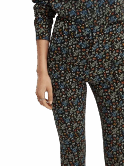 Scotch & Soda Printed Tailored Flared Trousers 14 Scotch & Soda Printed Tailored Flared Trousers -Scotch & Soda 166564 Combo 20D NHD DTL1