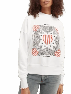 Scotch & Soda Elvis Graphic Organic Cotton Sweater