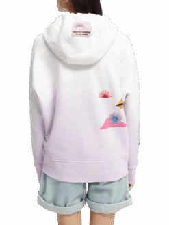 Scotch & Soda Abel Macias Loose-Fit Graphic Hoodie 13 Scotch & Soda Abel Macias Loose-Fit Graphic Hoodie -Scotch & Soda 166754 Lilac NHD BCK