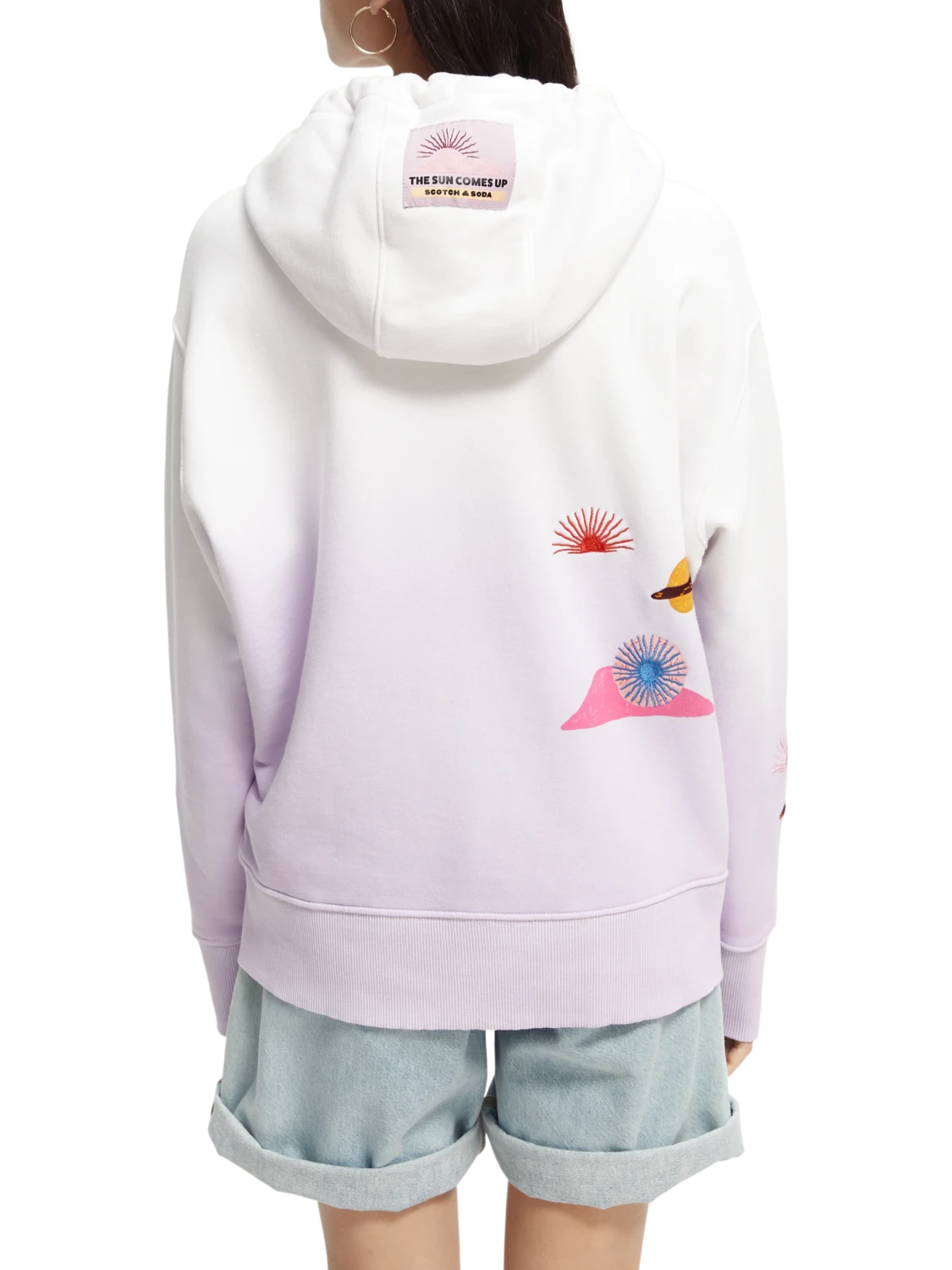 Scotch & Soda Abel Macias Loose-Fit Graphic Hoodie 5 Scotch & Soda Abel Macias Loose-Fit Graphic Hoodie - Image 3