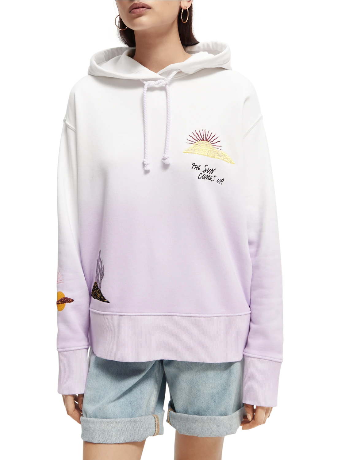 Scotch & Soda Abel Macias Loose-Fit Graphic Hoodie 3 Scotch & Soda Abel Macias Loose-Fit Graphic Hoodie