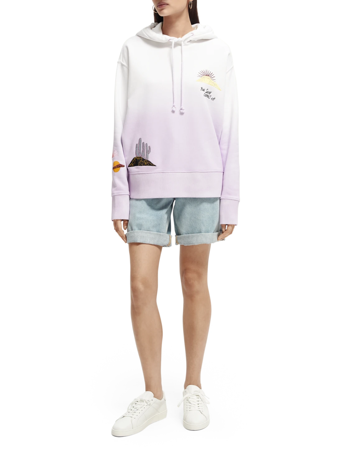 Scotch & Soda Abel Macias Loose-Fit Graphic Hoodie 4 Scotch & Soda Abel Macias Loose-Fit Graphic Hoodie - Image 2