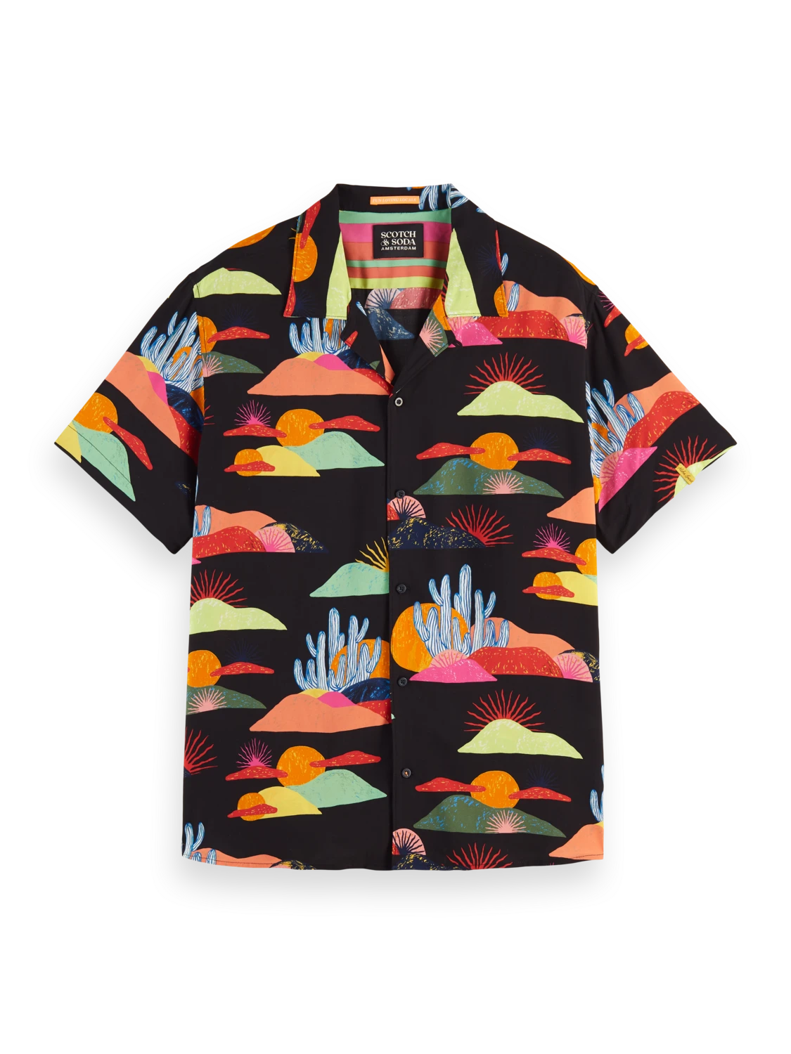 Scotch & Soda Abel Macias Printed Short Sleeve Shirt 7 Scotch & Soda Abel Macias Printed Short Sleeve Shirt - Image 5