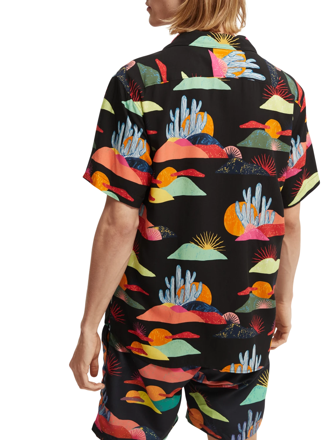 Scotch & Soda Abel Macias Printed Short Sleeve Shirt 5 Scotch & Soda Abel Macias Printed Short Sleeve Shirt - Image 3