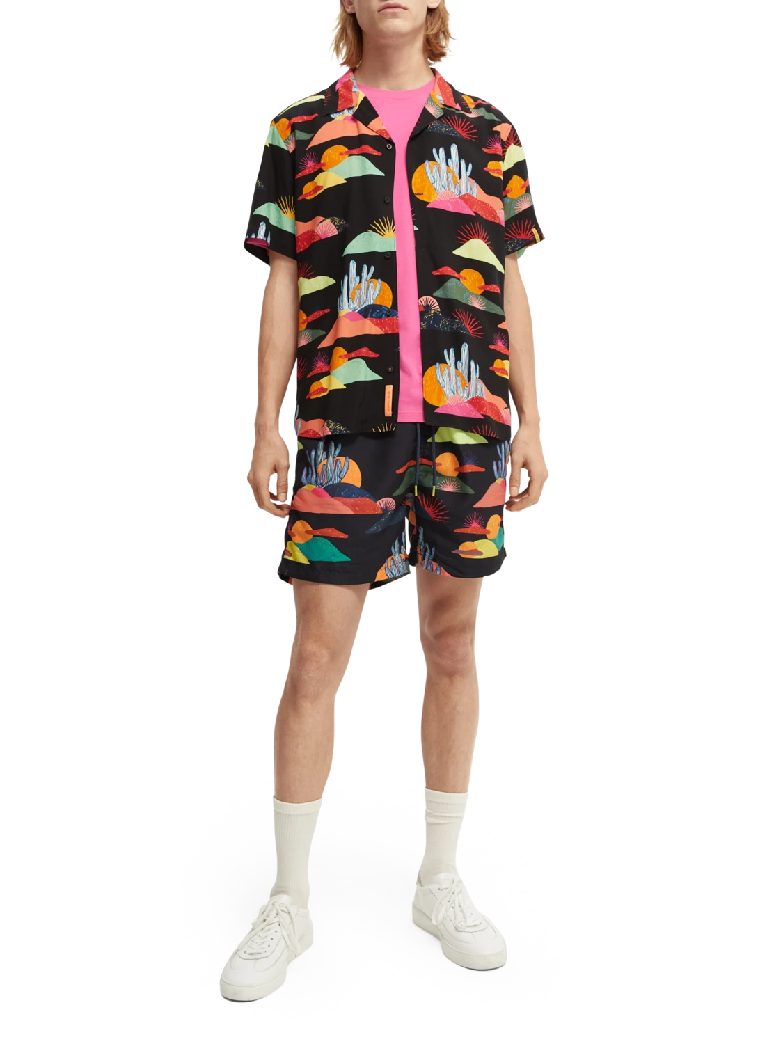 Scotch & Soda Abel Macias Printed Short Sleeve Shirt 4 Scotch & Soda Abel Macias Printed Short Sleeve Shirt - Image 2