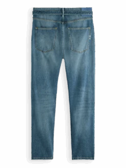 Scotch & Soda The Spin Denim Chino - Washed Out -Scotch & Soda 166864 Washed 20Indigo BCK