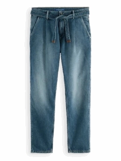 Scotch & Soda The Spin Denim Chino - Washed Out -Scotch & Soda 166864 Washed 20Indigo FNT