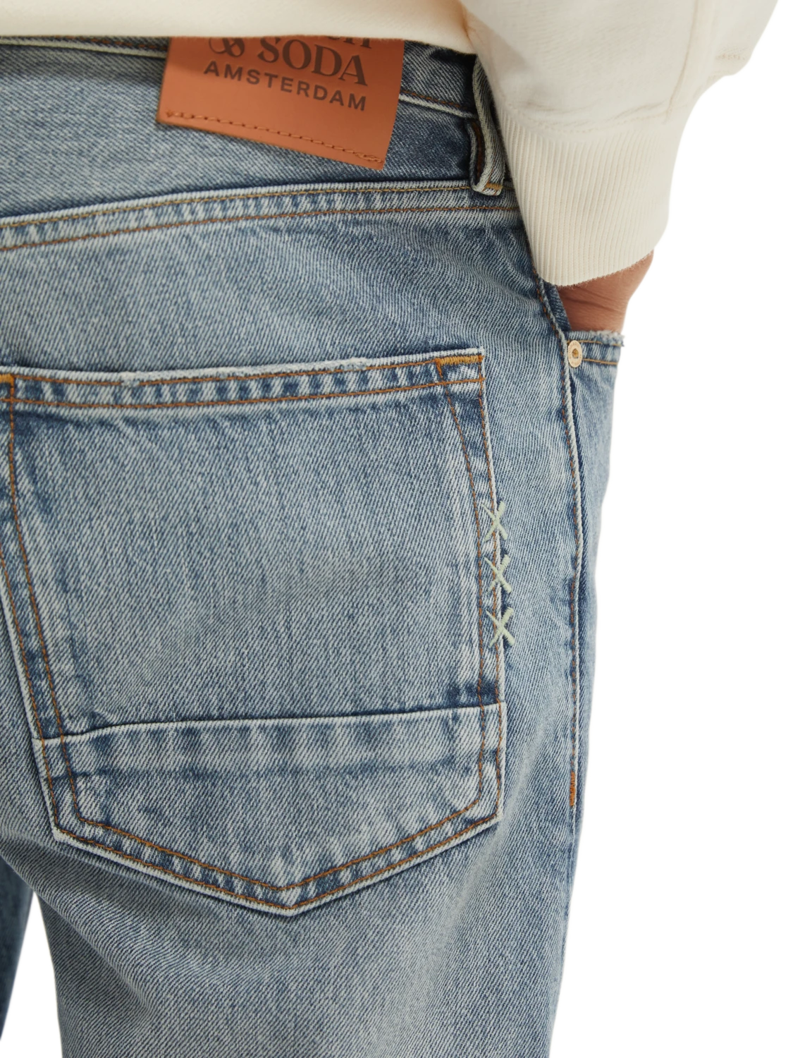 Scotch & Soda Ralston Regular Slim-Fit Jeans - Remade Classic 6 Scotch & Soda Ralston Regular Slim-Fit Jeans - Remade Classic - Image 4