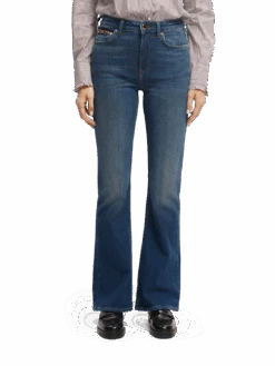 Scotch & Soda The Charm Flared Organic Cotton Jeans -Scotch & Soda 167051 Unstoppable 20Blue MDL CRP