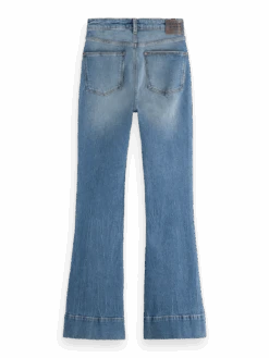 Scotch & Soda The Charm High-Rise Flared Jeans -Scotch & Soda 167052 Blue 20Flight BCK