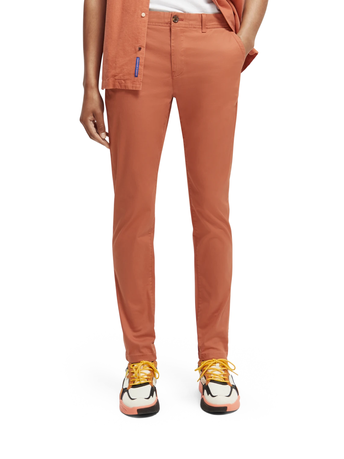 Scotch & Soda The Mott Super Slim-Fit Organic Cotton Chino 12 Scotch & Soda The Mott Super Slim-Fit Organic Cotton Chino - Image 10