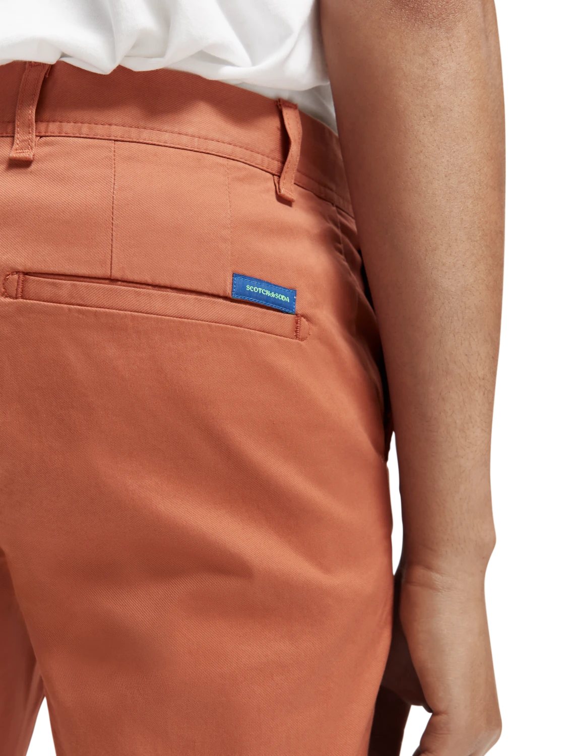 Scotch & Soda The Mott Super Slim-Fit Organic Cotton Chino 6 Scotch & Soda The Mott Super Slim-Fit Organic Cotton Chino - Image 4