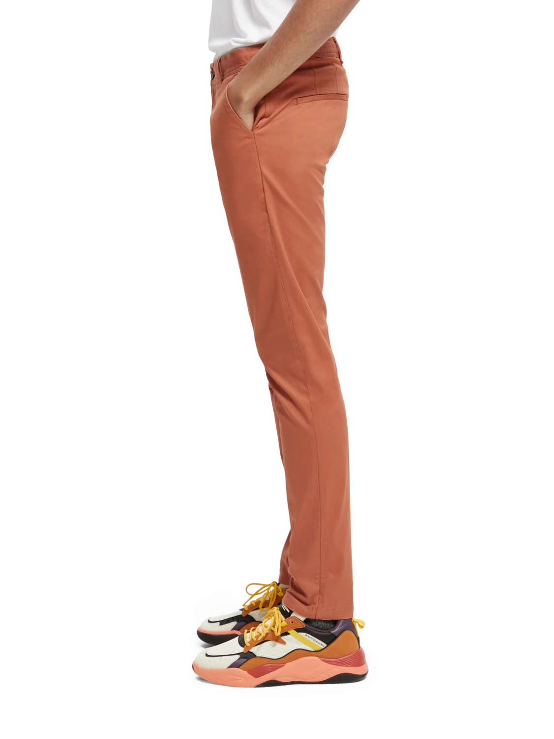 Scotch & Soda The Mott Super Slim-Fit Organic Cotton Chino 16 Scotch & Soda The Mott Super Slim-Fit Organic Cotton Chino - Image 14