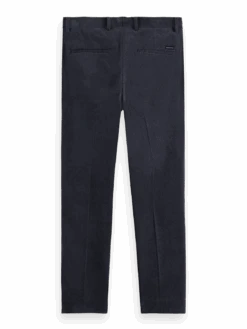 Scotch & Soda The Stuart Slim-Fit Corduroy Chino -Scotch & Soda 167146 Graphite BCK