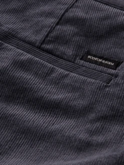 Scotch & Soda The Stuart Slim-Fit Corduroy Chino -Scotch & Soda 167146 Graphite DTL6