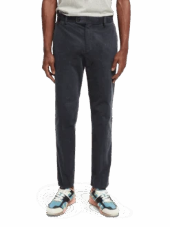 Scotch & Soda The Stuart Slim-Fit Corduroy Chino -Scotch & Soda 167146 Graphite MDL CRP