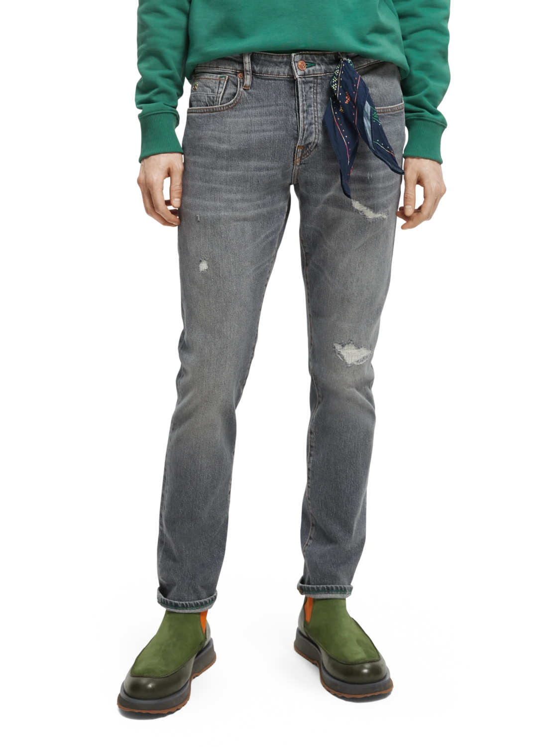 Scotch & Soda The Ralston Regular Slim Fit Jeans - Graphite 12 Scotch & Soda The Ralston Regular Slim Fit Jeans - Graphite - Image 10