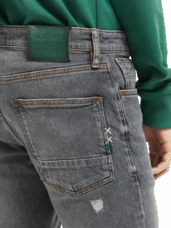 Scotch & Soda The Ralston Regular Slim Fit Jeans - Graphite 28 Scotch & Soda The Ralston Regular Slim Fit Jeans - Graphite -Scotch & Soda 167159 Graphite MDL DTL1