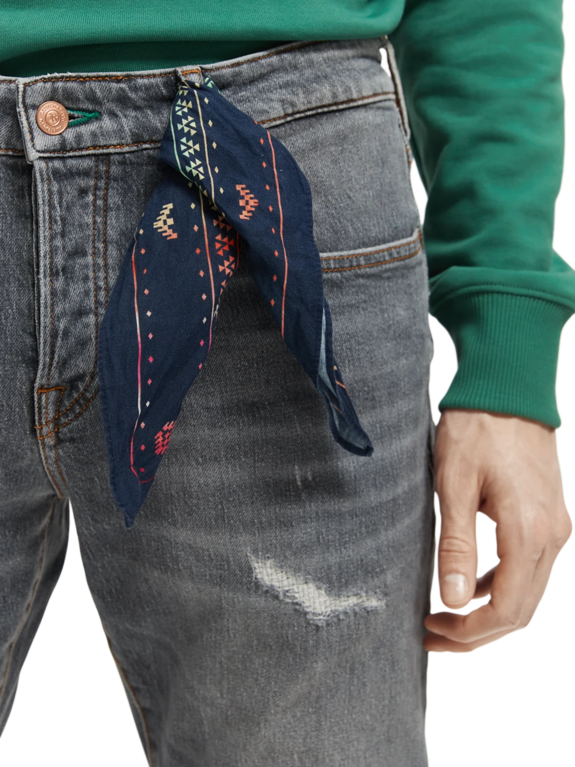 Scotch & Soda The Ralston Regular Slim Fit Jeans - Graphite 14 Scotch & Soda The Ralston Regular Slim Fit Jeans - Graphite - Image 12