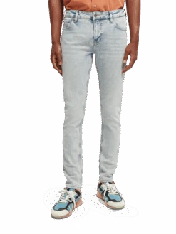 Scotch & Soda The Skim Super-Slim Fit Jeans - Blue Splash -Scotch & Soda 167162 Blue 20Splash MDL CRP