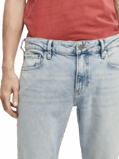 Scotch & Soda The Skim Super-Slim Fit Jeans - Blue Splash -Scotch & Soda 167162 Blue 20Splash MDL DTL1