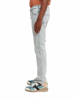 Scotch & Soda The Skim Super-Slim Fit Jeans - Blue Splash -Scotch & Soda 167162 Blue 20Splash NHD SDE