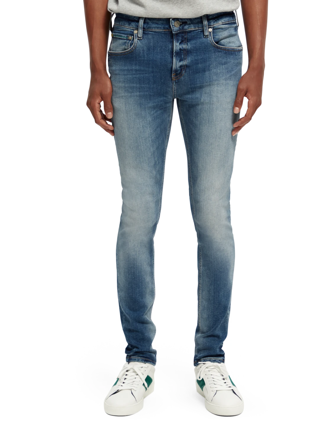 Scotch & Soda The Skim Super-Slim Fit Jeans - Faded Touch 3 Scotch & Soda The Skim Super-Slim Fit Jeans - Faded Touch