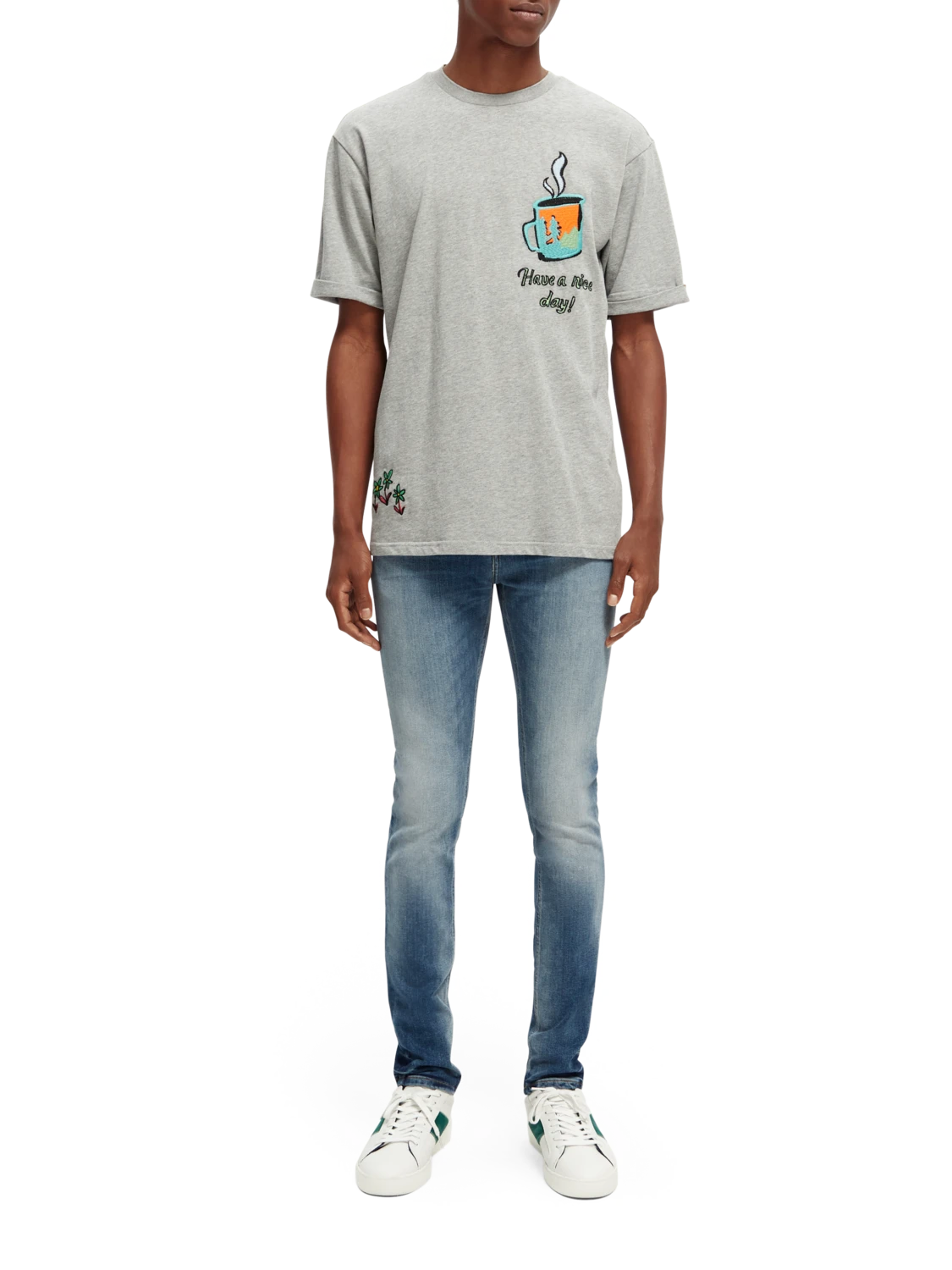 Scotch & Soda The Skim Super-Slim Fit Jeans - Faded Touch 4 Scotch & Soda The Skim Super-Slim Fit Jeans - Faded Touch - Image 2