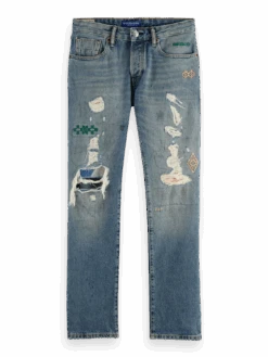 Scotch & Soda The Ralston Premium Organic Regular Slim Fit Jeans - Space Race -Scotch & Soda 167176 Space 20Race FNT
