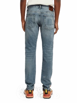 Scotch & Soda The Ralston Premium Organic Regular Slim Fit Jeans - Space Race -Scotch & Soda 167176 Space 20Race MDL BCK