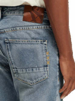 Scotch & Soda The Ralston Premium Organic Regular Slim Fit Jeans - Space Race -Scotch & Soda 167176 Space 20Race NHD DTL2