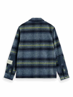 Scotch & Soda Checked Cotton Jacket -Scotch & Soda 167204 Combo 20B BCK